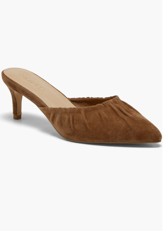 Silent D Crilla Mule - Nutmeg Suede