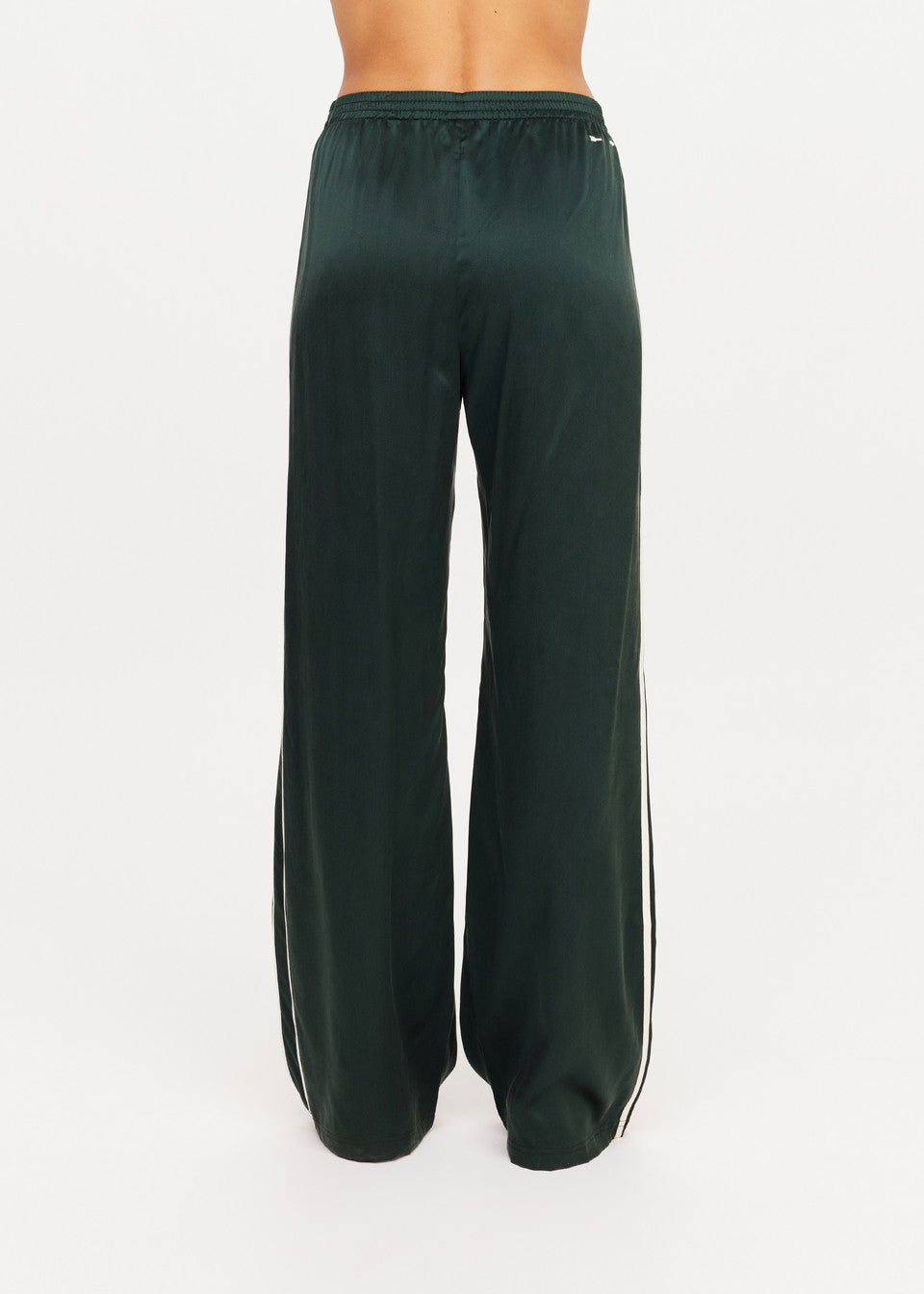 The Upside Marnie Silk Wide Leg Pant - Green