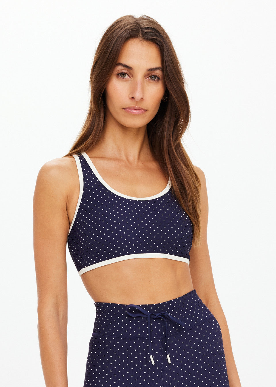 The Upside Spellbound  Racerback Bra in Polka Dot