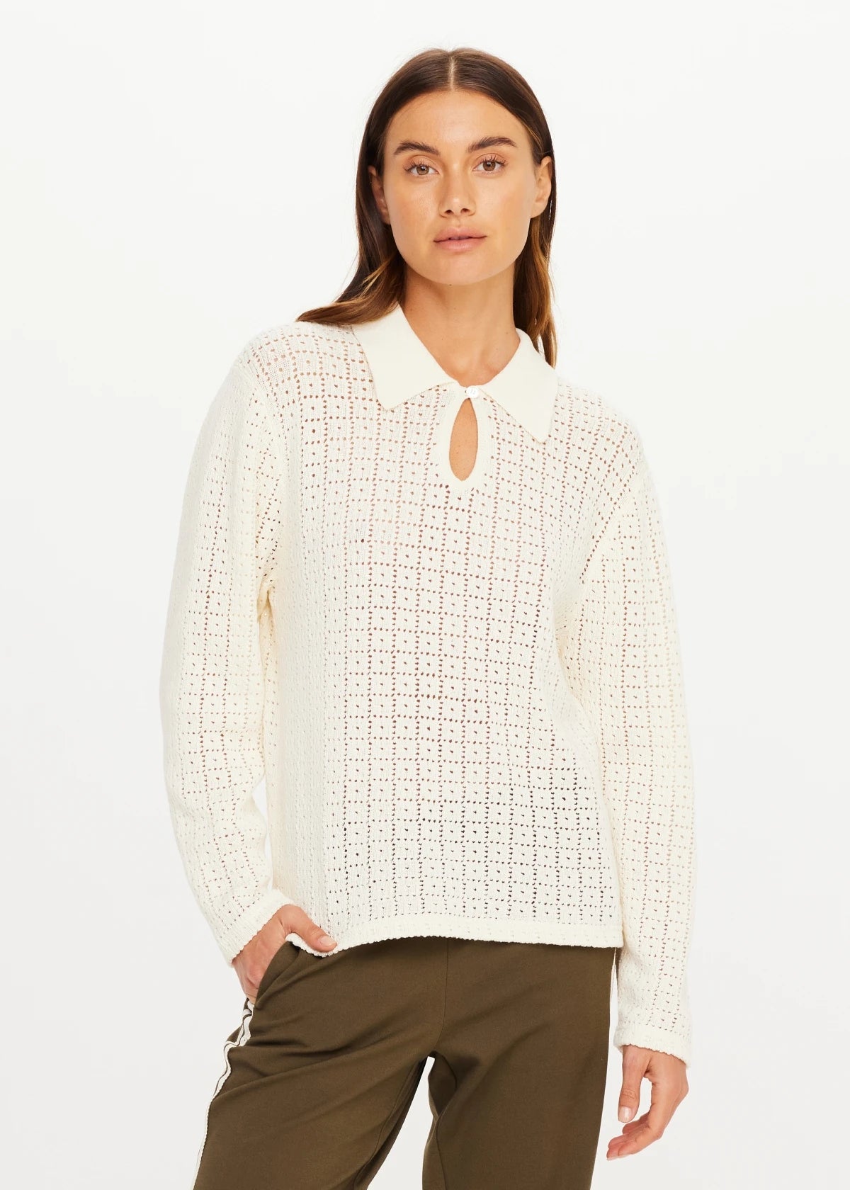 The Upside Frederica Knit Top - Cream