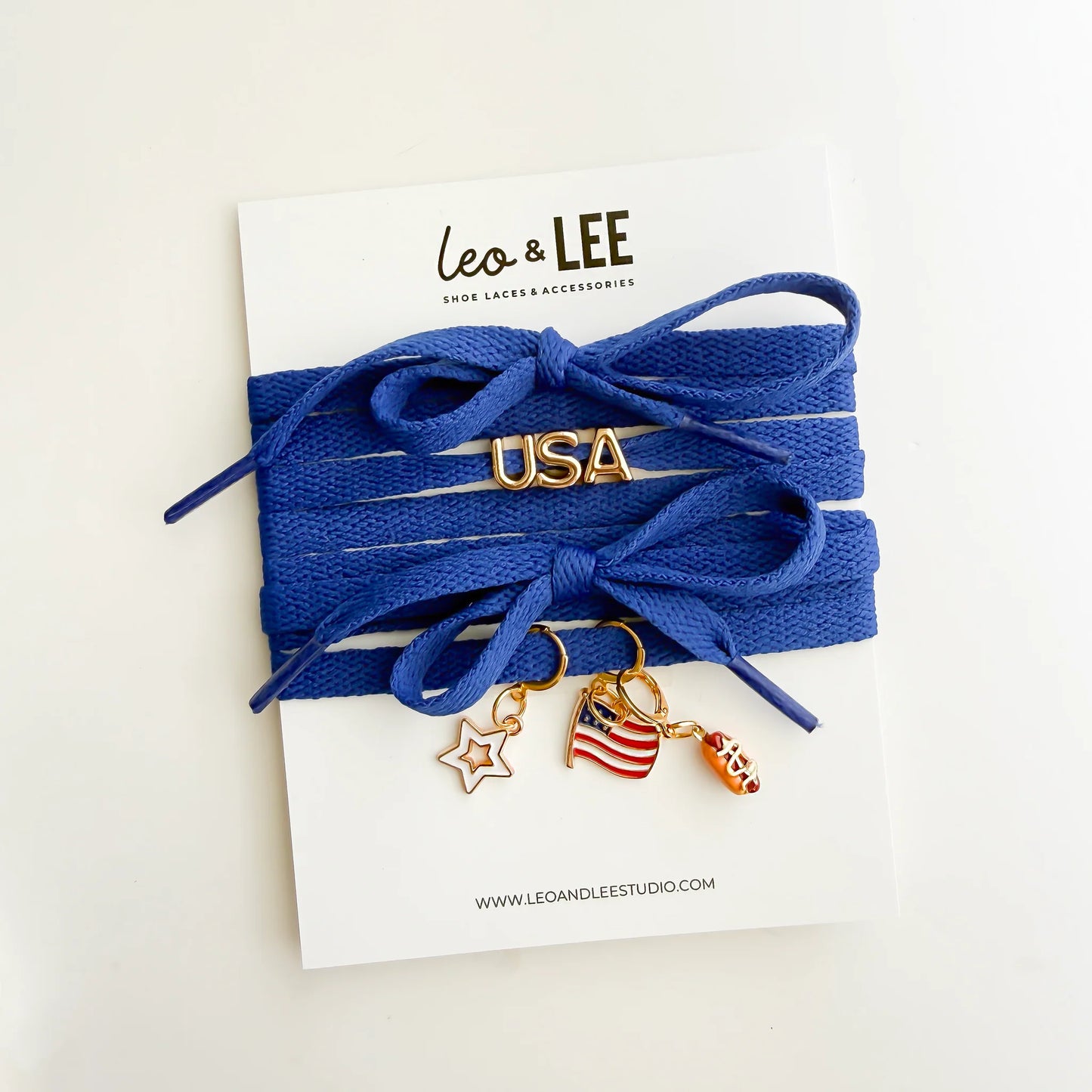 Leo and Lee Americana Lace Charm Set