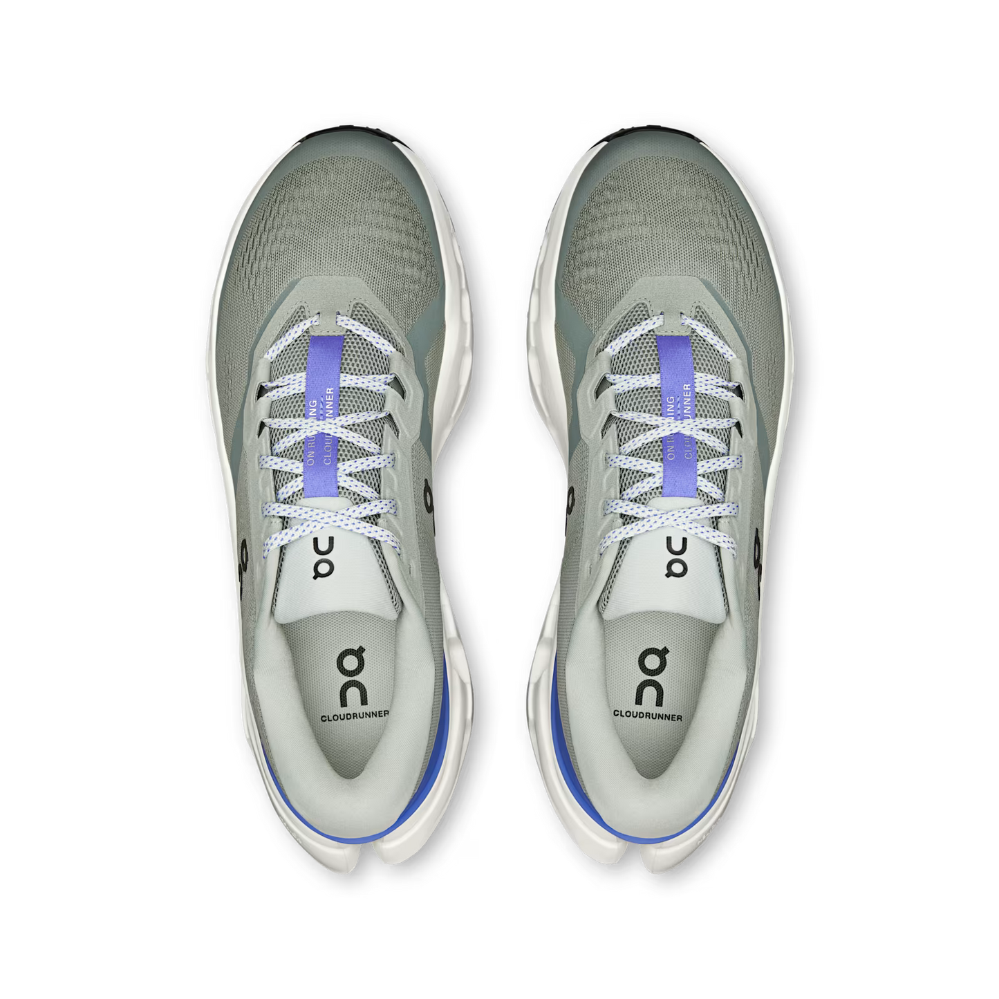 Men's On Running Cloudrunner 3 in Tin/Iceberg