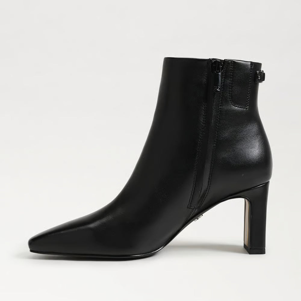 Sam Edelman Saige Ankle Bootie - Black Leather