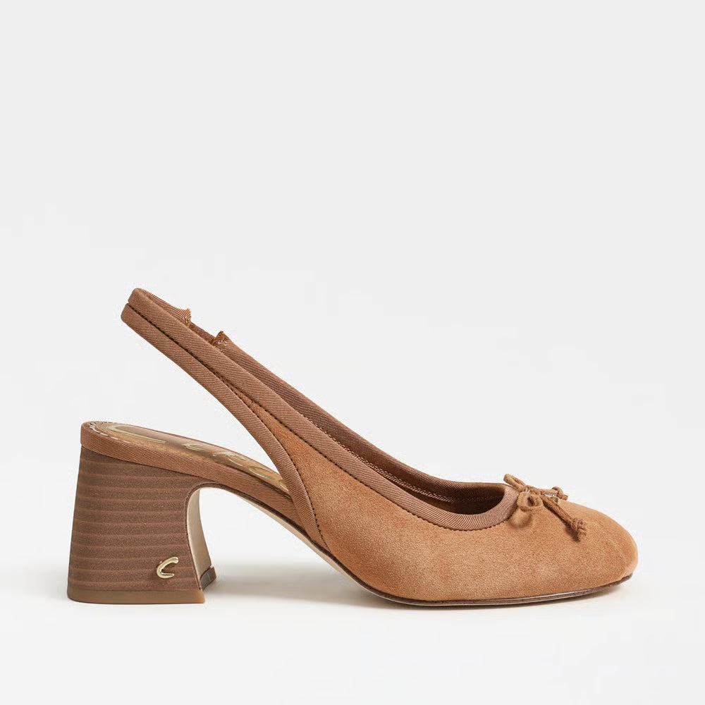 Circus by Sam Edelman Diane Slingback Heel - Amber Sand Suede