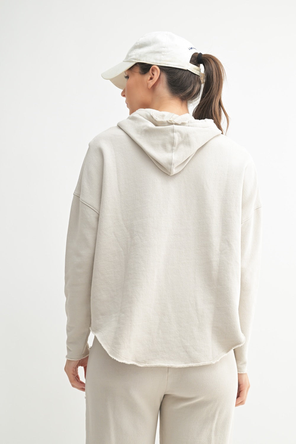 Sweet Soles Malibu Everyday Hoodie Light Grey