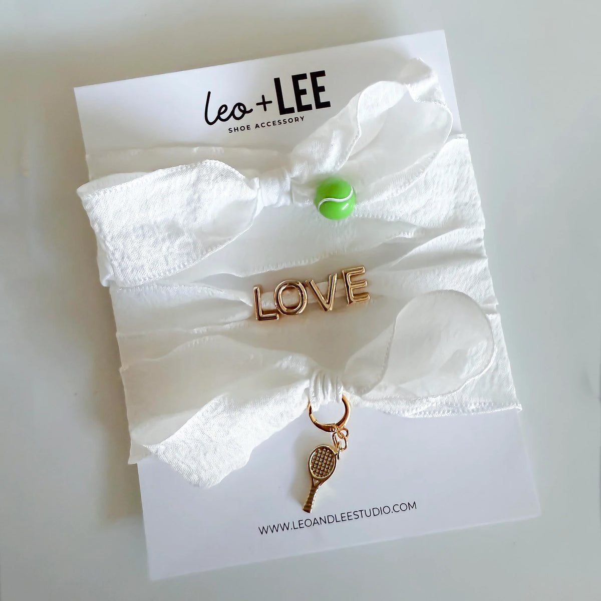Leo and Lee Studios Game Day Shoelace & Charms Pack