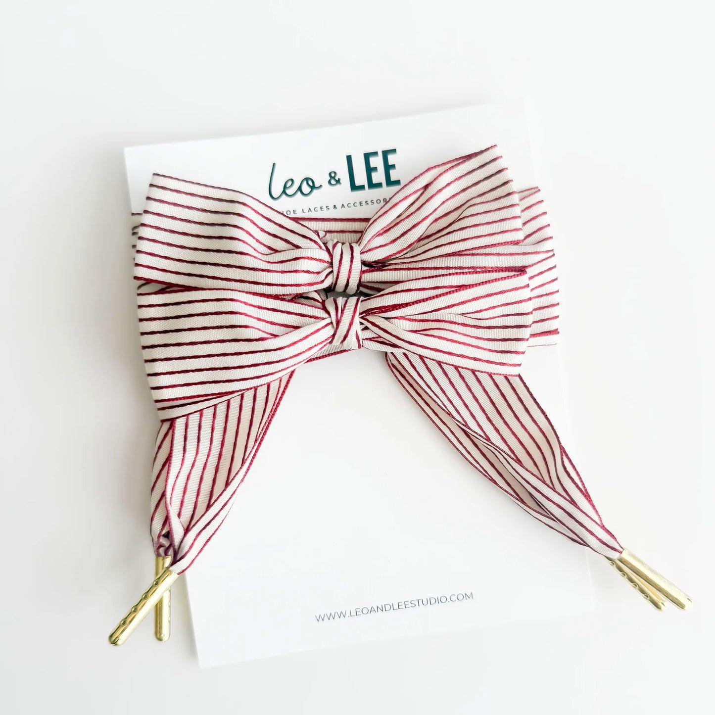 Leo and Lee Studios Heritage Stripe Shoelace & Charms Pack