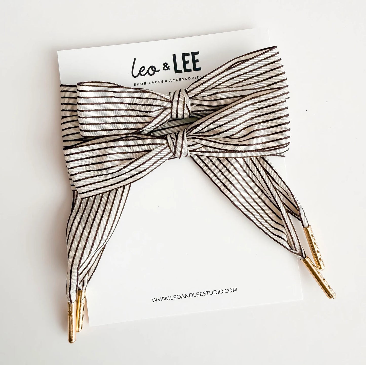 Leo and Lee Studios Heritage Stripe Shoelace & Charms Pack