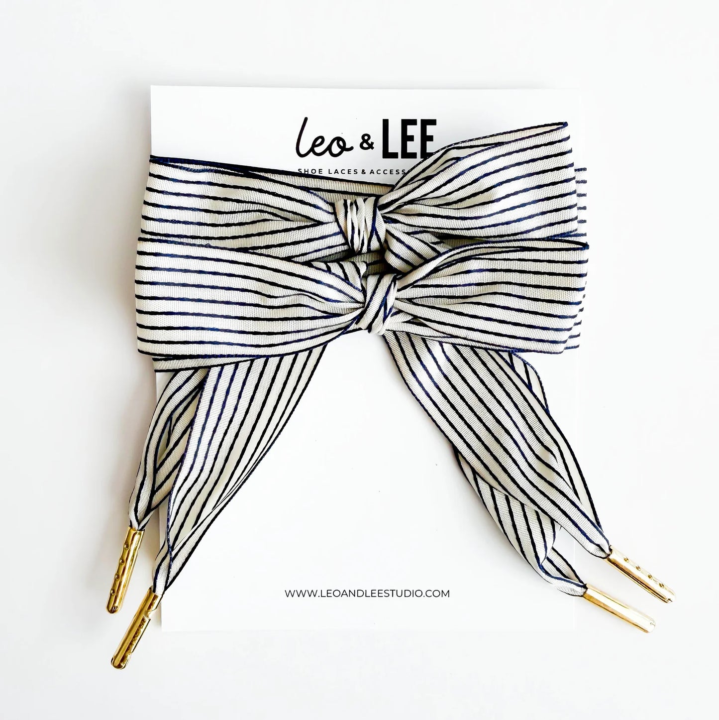 Leo and Lee Studios Heritage Stripe Shoelace & Charms Pack