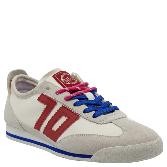 BACK 70 Leon Sneaker in White/Red
