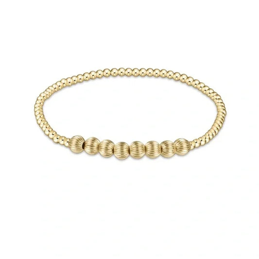 enewton Dignity Beaded Bliss 2.5mm Bead Bracelet-5mm gold