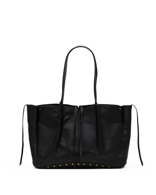 Hammitt Meryl Carryall Black/Brushed Gold