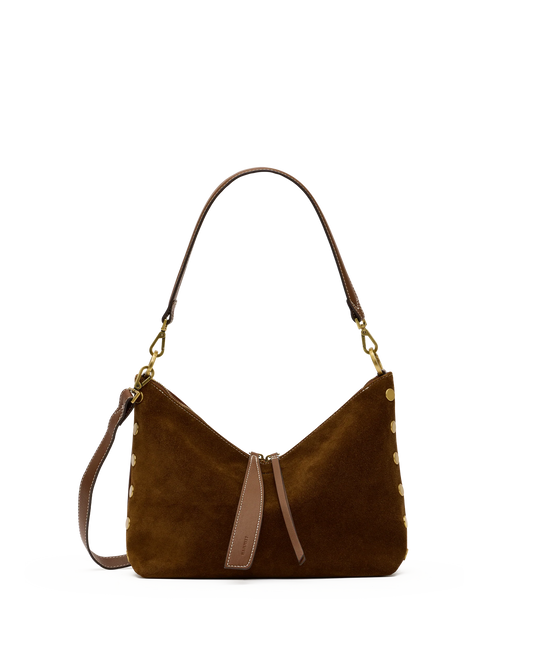 Hammitt Grace med Cinnamon Suede/Antique Gold