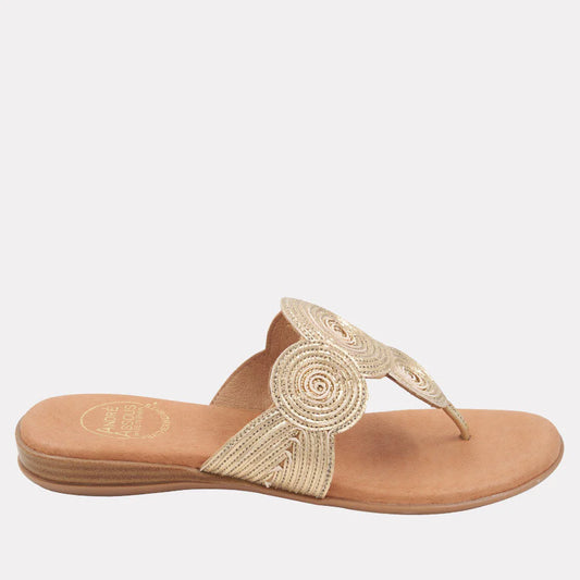 Andre Assous Nikky Featherweight Sandal in Platino