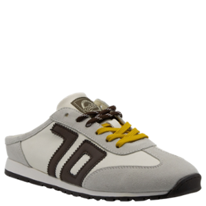BACK 70 Exclusive Venice Backless Sneaker in Brown/Gold