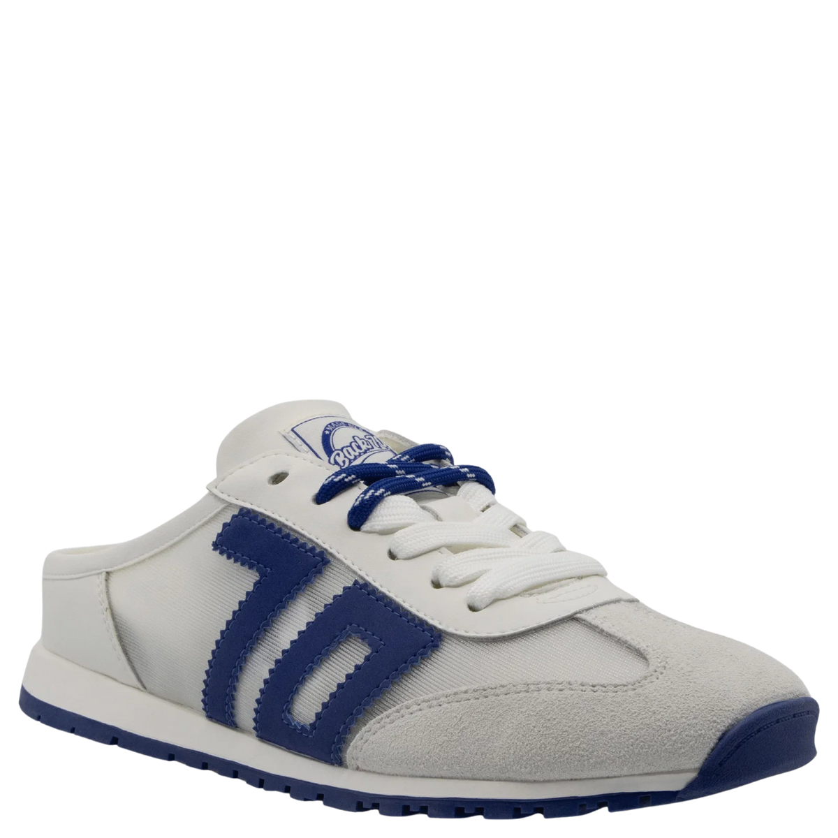 BACK 70 Venice Backless Sneaker in White/Blue