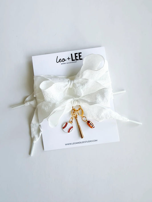 Leo and Lee Studios Game Day Shoelace & Charms Pack
