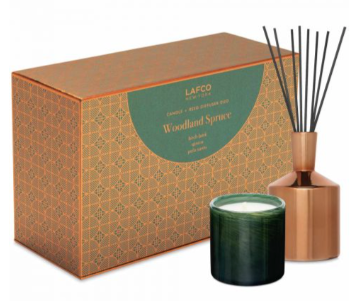 Lafco Woodland Spruce Candle and Diffuser Duo  Set